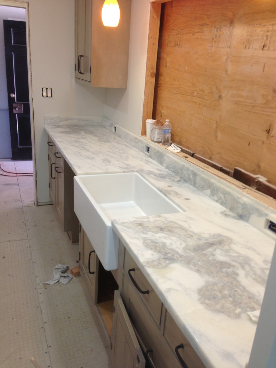 Prefab Quartzite Countertop Installation