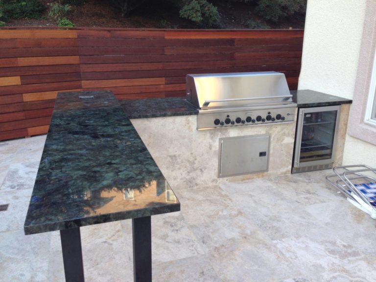 Fireplace BBQ Counters