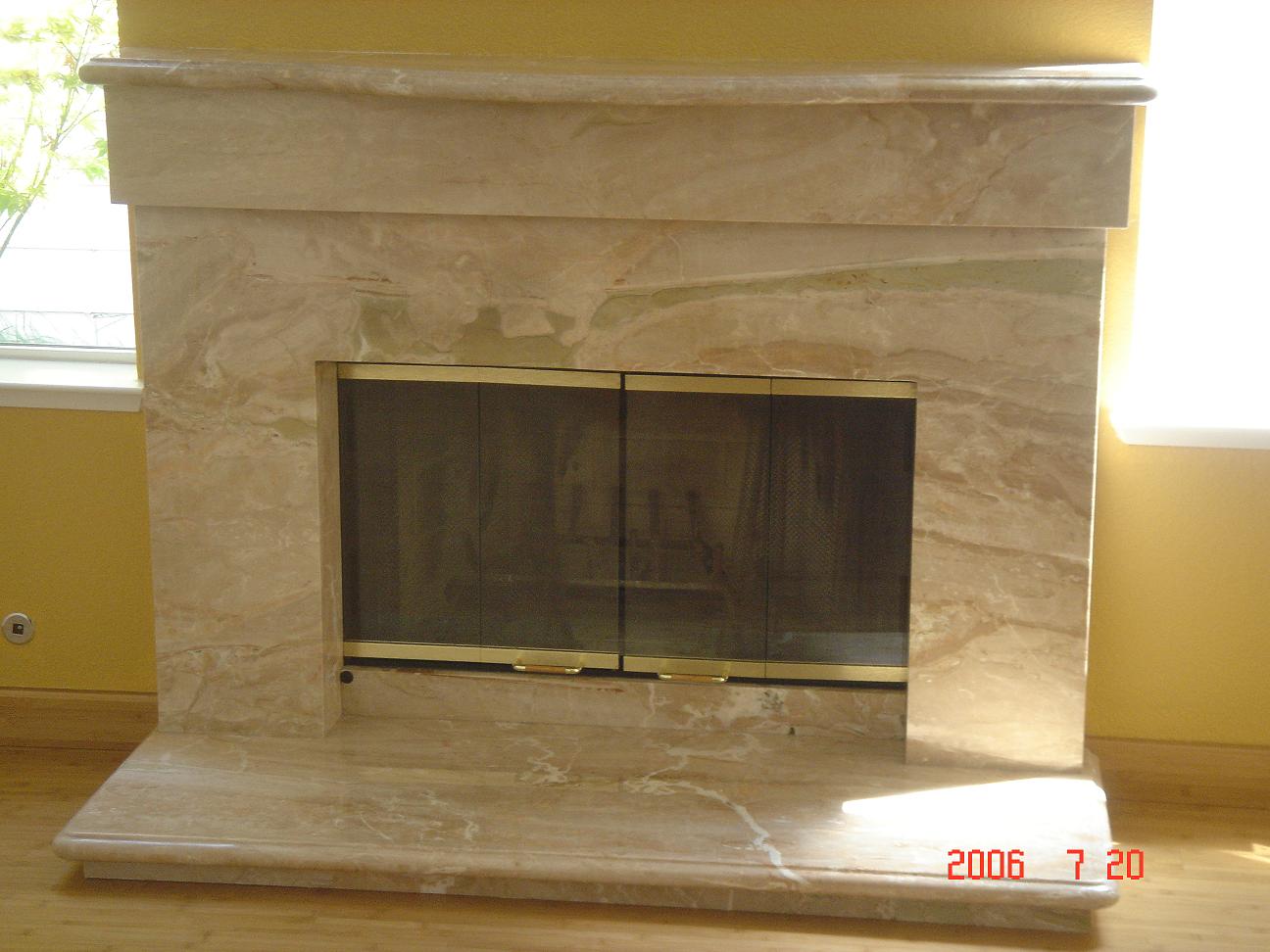 Stone Fireplace Slab