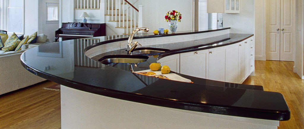 Granite Curved Kitchen