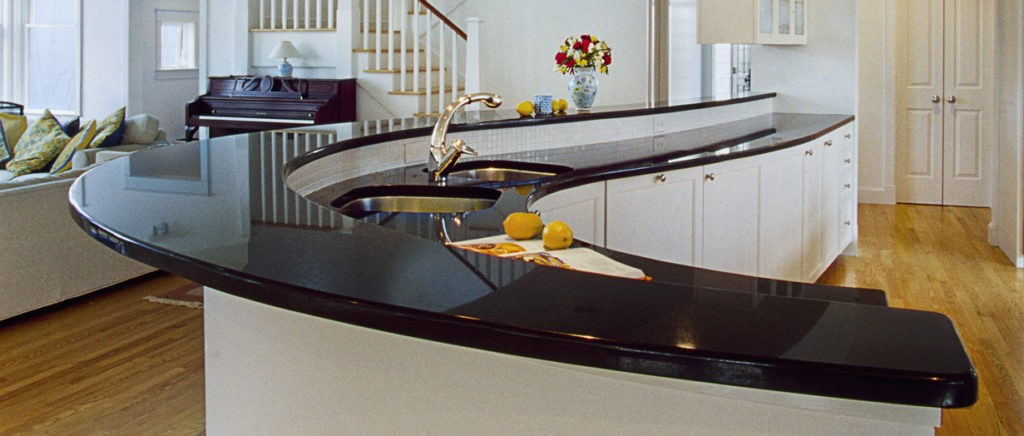 Granite Curved Kitchen